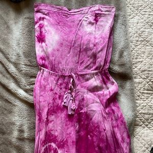 Tie dye maxi dress